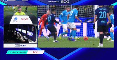 第73分钟， 姆希塔良造点，恰尔汗奥卢点射命中，国米2-1那不勒斯