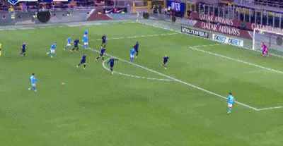 第81分钟，麦克托米奈禁区抢点弹射破门梅开二度，那不勒斯2-2国米